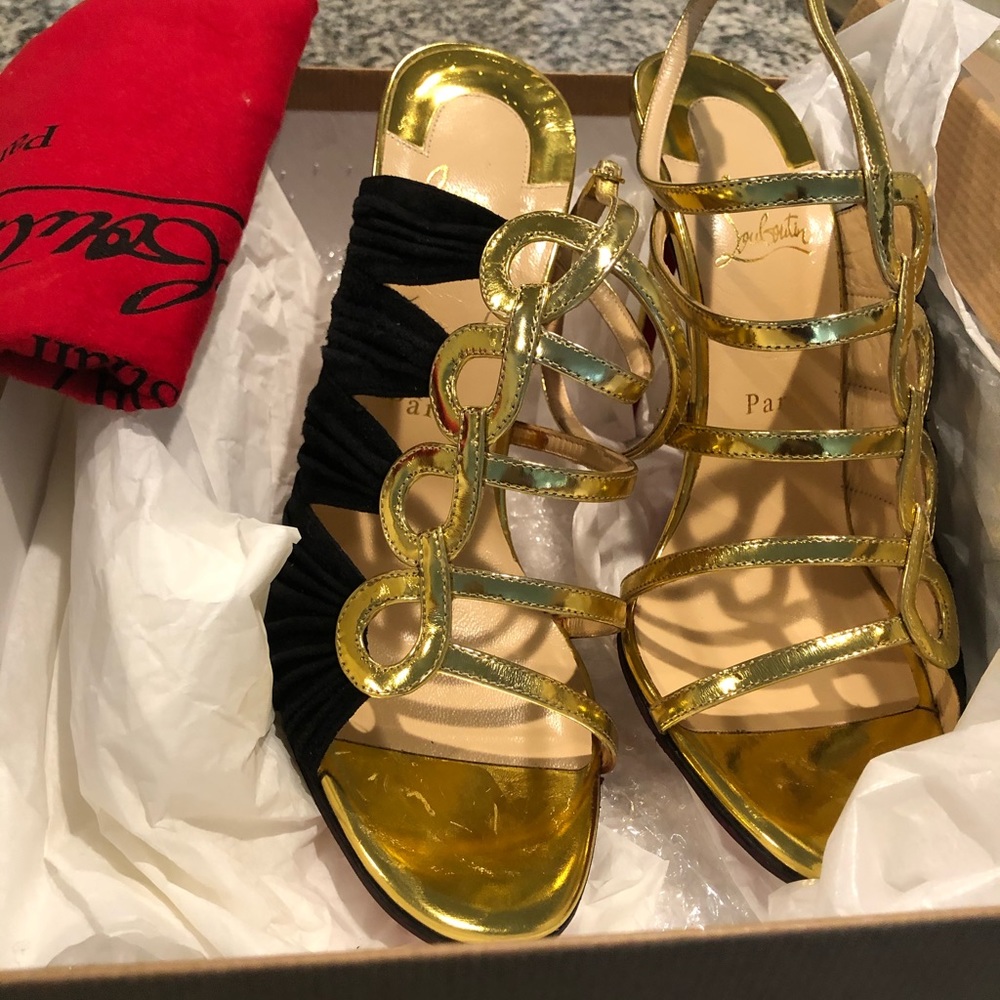 Christian Louboutin Tina Caged Dress Sandals